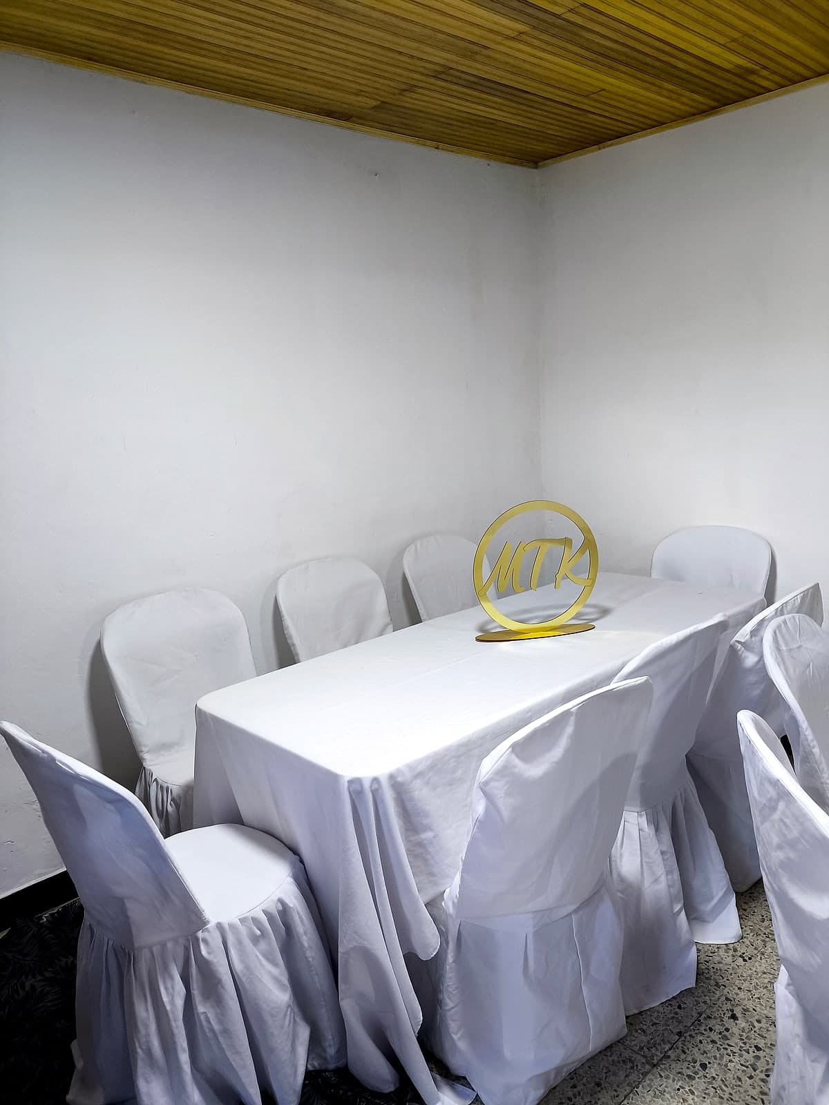 Mantel rectangular — Blanco 3,5 x 1,50 m, en alquiler en Neiva